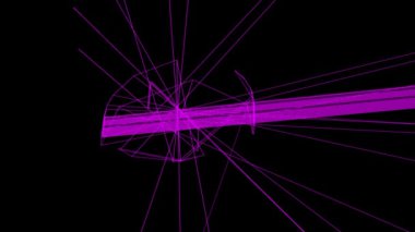 Elektrikli pembe neon kaos, arızalı, gelecekçi görseller..