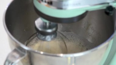 Kitchen mixer. Mix the product in a Stand Mixer