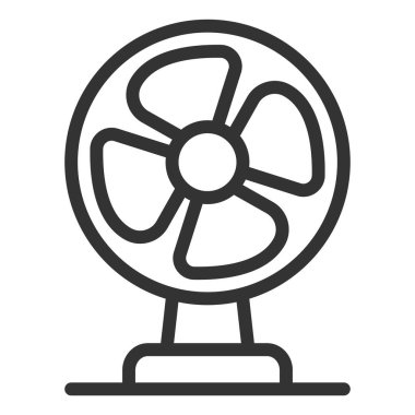 Cruise passenger liner sails on the waves of the ocean - web icon, illustration on a white background, outline style