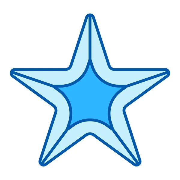 Sea Star Living Bottom Icon Illustration White Background Similar Style — Stockfoto