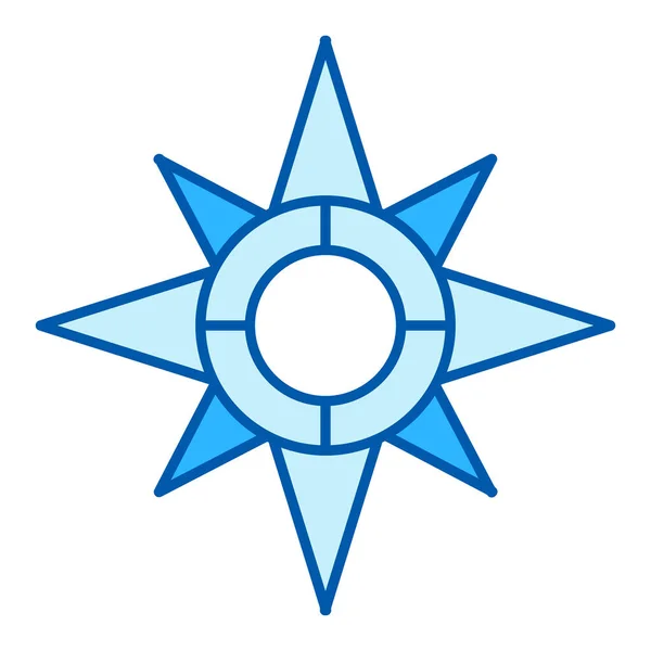 Arrows Compass Pointer Compass Icon Illustration White Background Similar Style — 图库照片