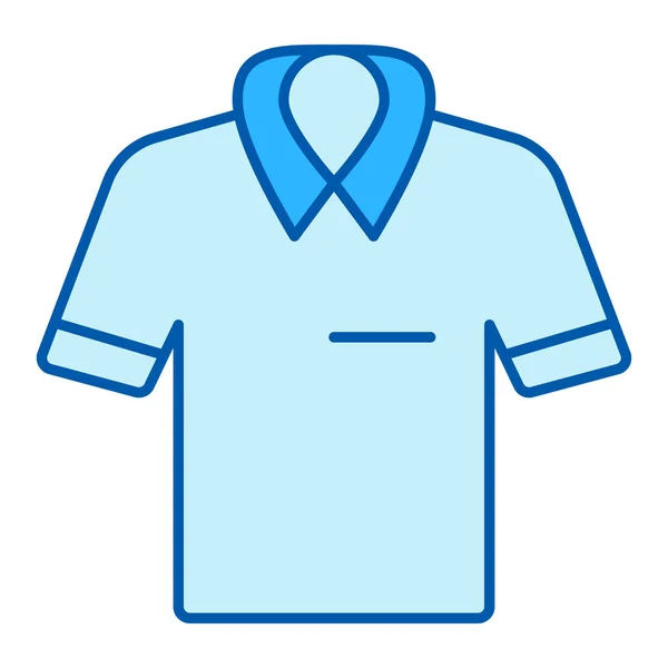 Golf player short sleeve t-shirt - icon, illustration on white background, similar style