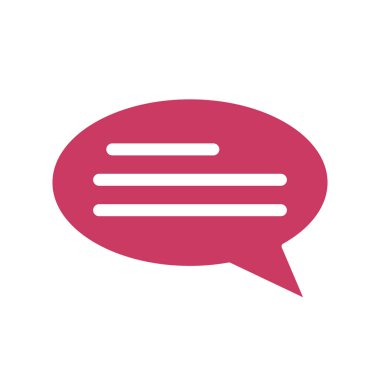 Alınan metin iletisi - beyaz arkaplan üzerindeki simge, renk kabartma biçimi