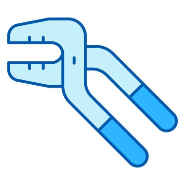 Ayarlanabilir inşaat maşaları - simge, beyaz arkaplan, renk biçimi