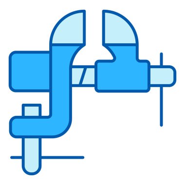 Çilingir yardımcısı - simge, beyaz arkaplan üzerinde illüstrasyon, renk biçimi