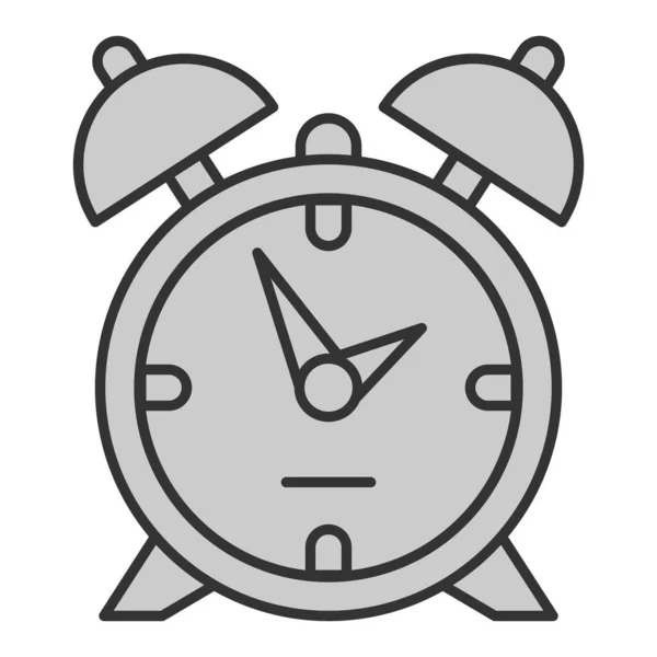 Pfeil Wecker Mit Zwei Glocken Symbol Abbildung Auf Weißem Hintergrund — Stockfoto