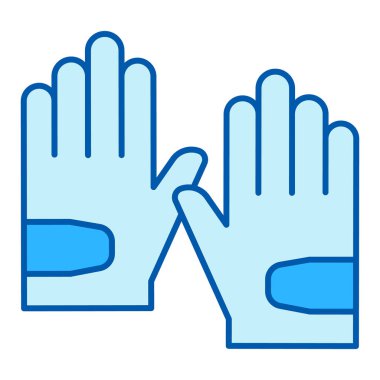 Golfer's gloves - icon, illustration on white background, similar style