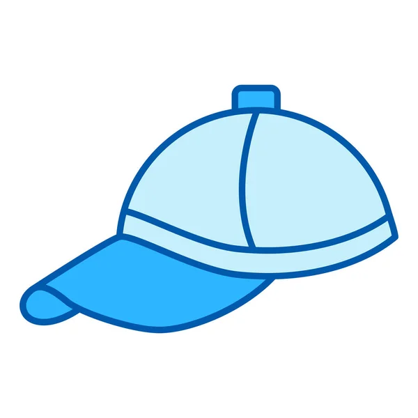 Golfspieler Mütze Symbol Abbildung Auf Weißem Hintergrund Ähnlicher Stil — Stockvektor