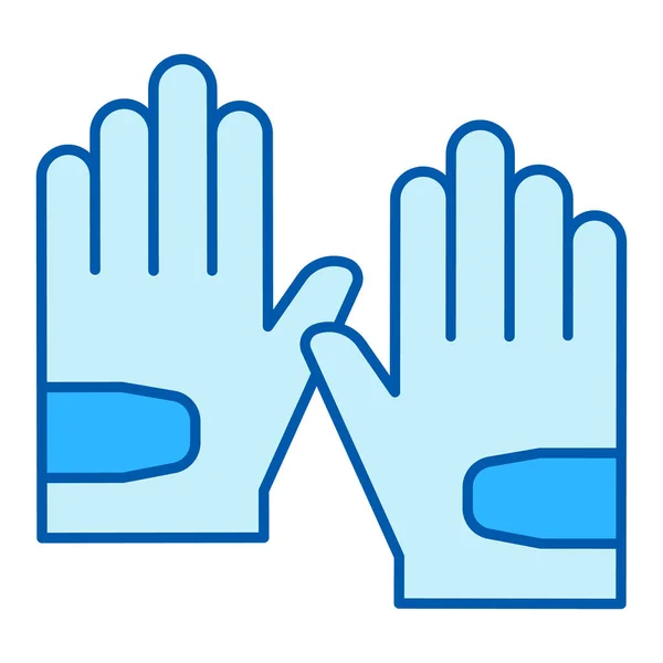Golfer Gloves Icon Illustration White Background Similar Style — 图库矢量图片