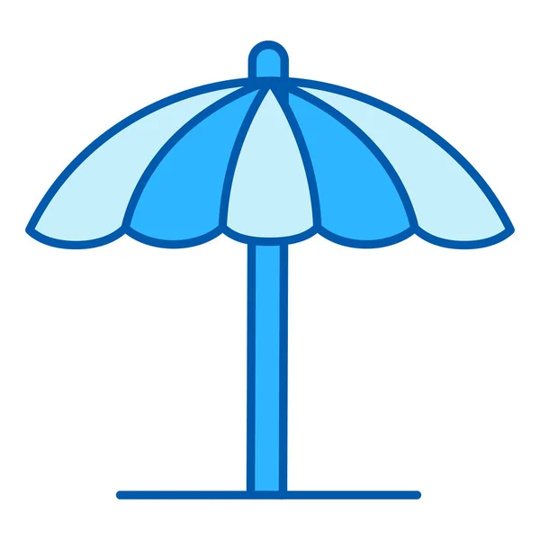 Golf Umbrella Icon Illustration White Background Similar Style - Stok Vektor