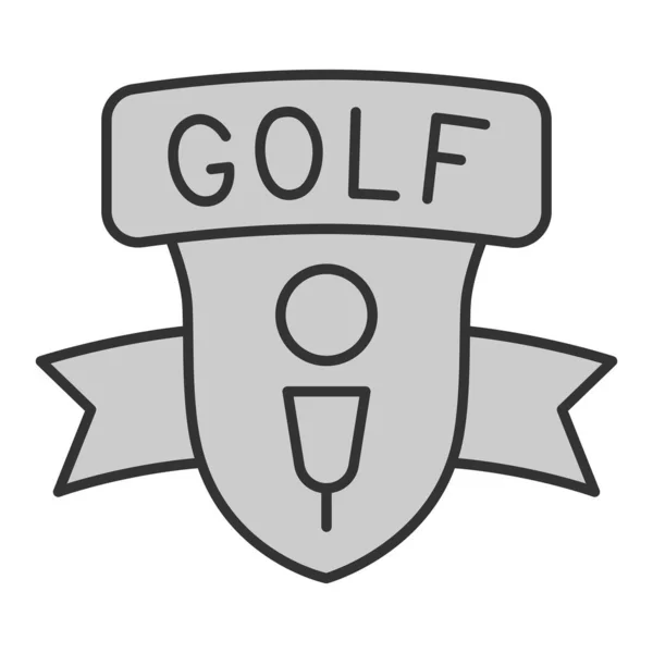 Emblem Icon Illustration White Background Grey Style — Stock Vector