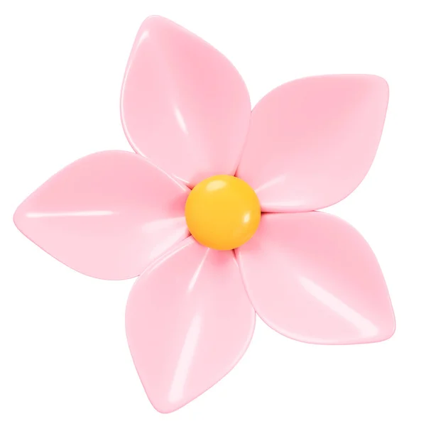 3D render. flower isolated on background