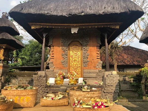 balinese hindu temple at ubud bali