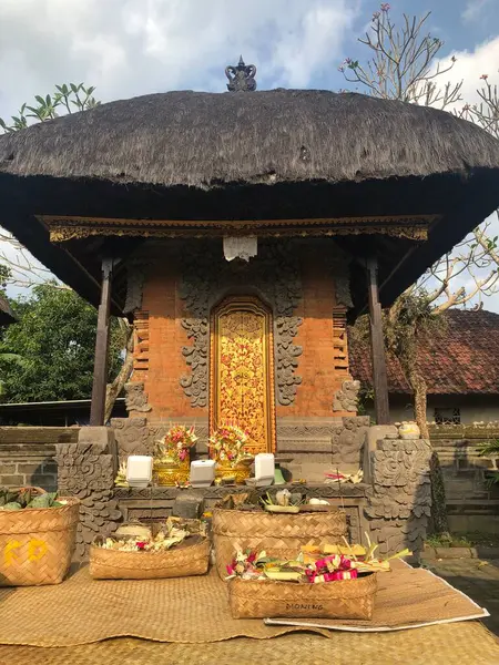 balinese hindu temple at ubud bali