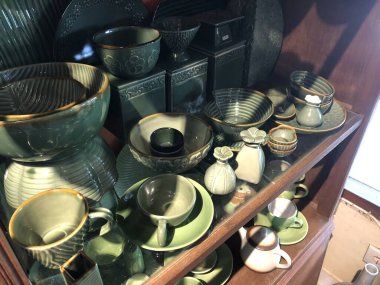 ceramic mug and bowl handcraft for kitchen stuff