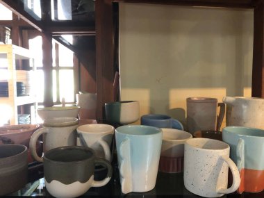 ceramic mug and bowl handcraft for kitchen stuff