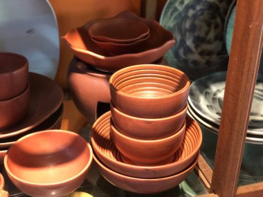 ceramic mug and bowl handcraft for kitchen stuff