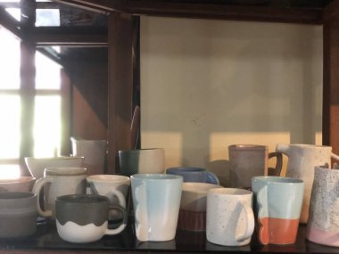 ceramic mug and bowl handcraft for kitchen stuff