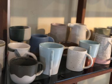 ceramic mug and bowl handcraft for kitchen stuff