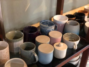 ceramic mug and bowl handcraft for kitchen stuff