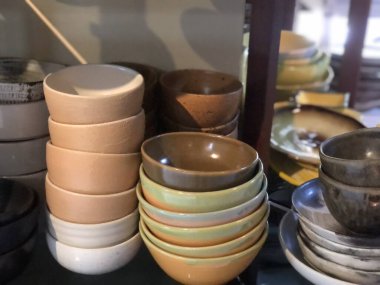 ceramic mug and bowl handcraft for kitchen stuff