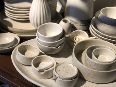 ceramic mug and bowl handcraft for kitchen stuff