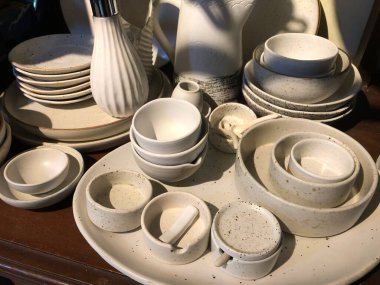 ceramic mug and bowl handcraft for kitchen stuff