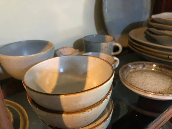 ceramic mug and bowl handcraft for kitchen stuff