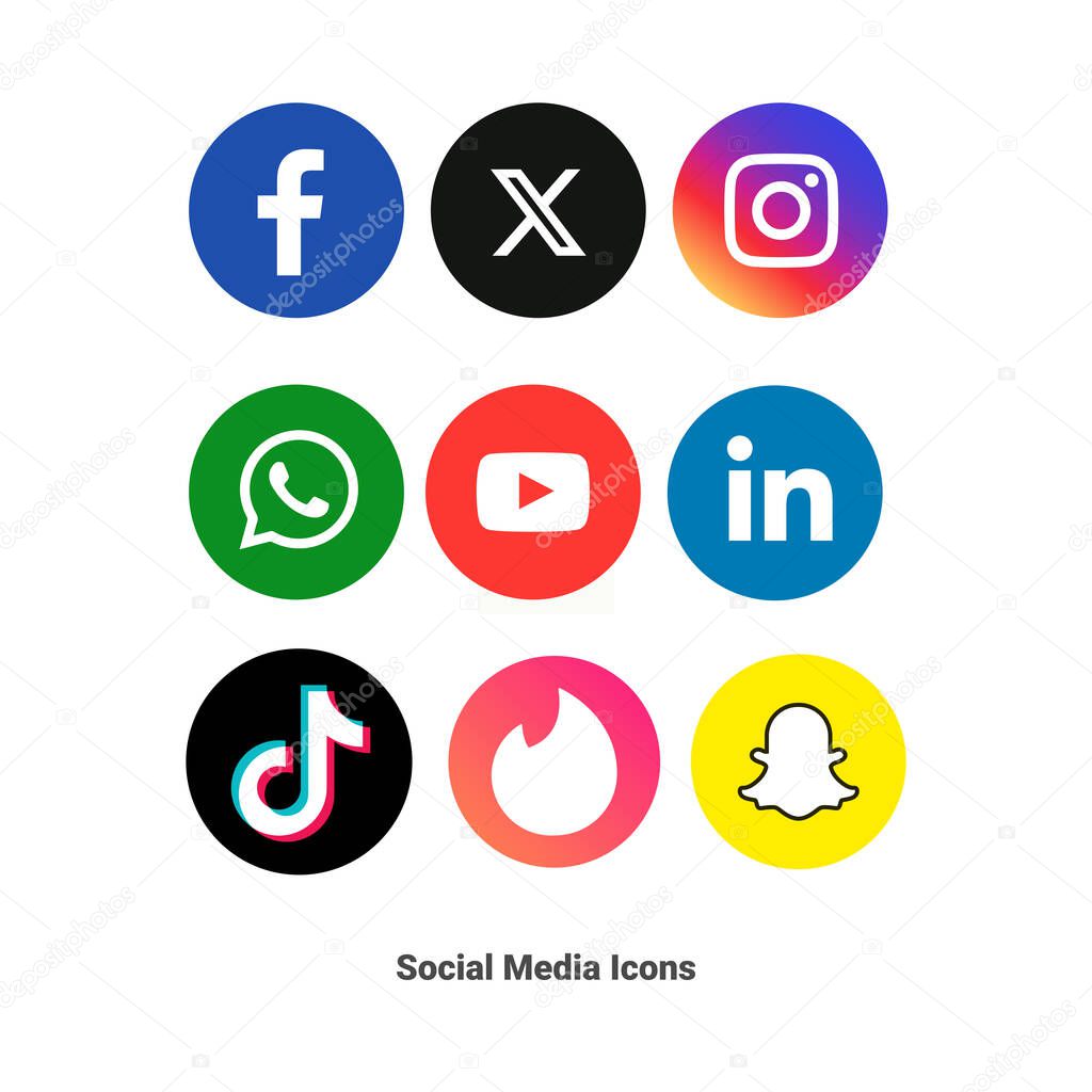 Icons Collection Symbols Set Vectors