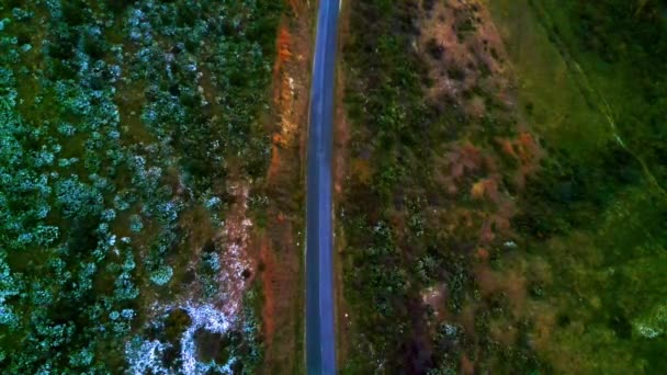 Bella Vista Drone Aerea Sopra Nel Cielo Vista Sulle Montagne — Video Stock