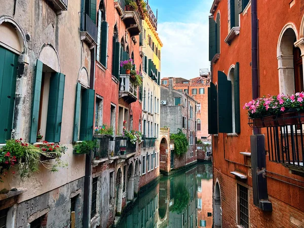 Fotografía Cautivadora Las Encantadoras Vías Fluviales Arquitectura Atemporal Venecia Una —  Fotos de Stock