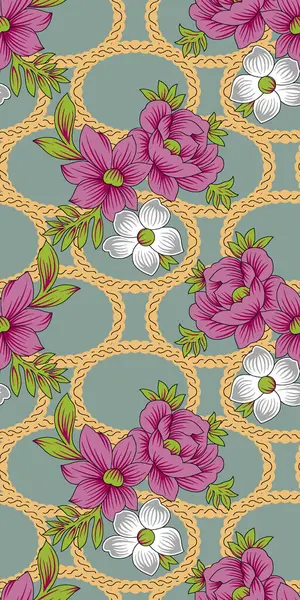 Fantezi çiçekli kusursuz desen, doğal duvar kağıdı, çiçek desenli kıvrım çizimi. Paisley el çizimi elementler. Ev dekoru