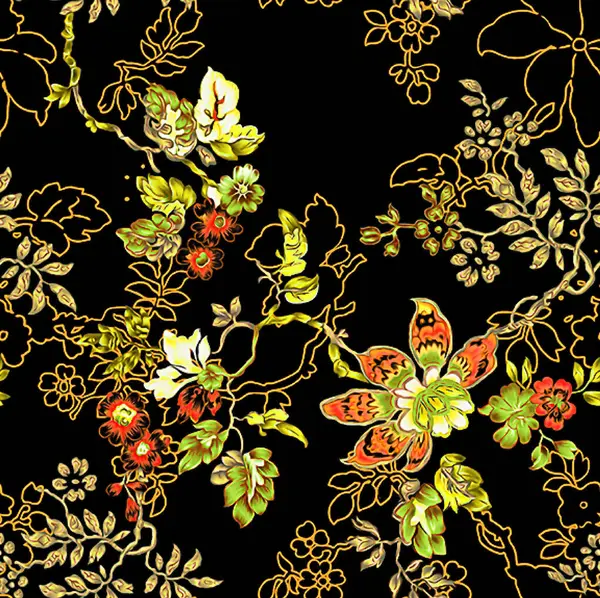  Çiçek deseni Tekstil kumaşı baskısı güzel çiçek deseni soyut desen, Geometrik arkaplan, duvar kağıdı, ekran ve dijital bez baskı