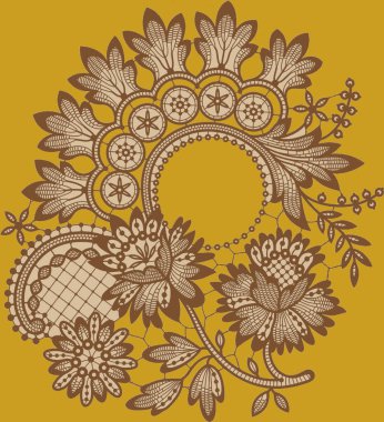Güzel desenli, iki renk arkaplan, süs ve tekstil tasarım ekran ve dijital baskı için soyut çiçekler, duvar kağıdı arkaplan deseni