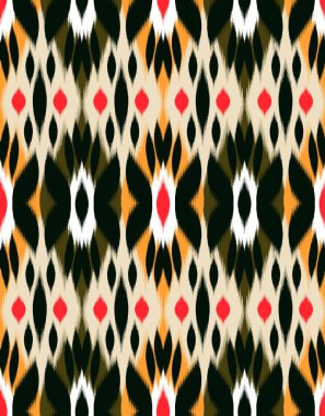 Geometrik Çiçekler Tekstil kumaş baskısı için çizgili güzel renk kombinasyonu çiçekli soyut desen, arkaplan, duvar kağıdı, ekran ve dijital bez baskı