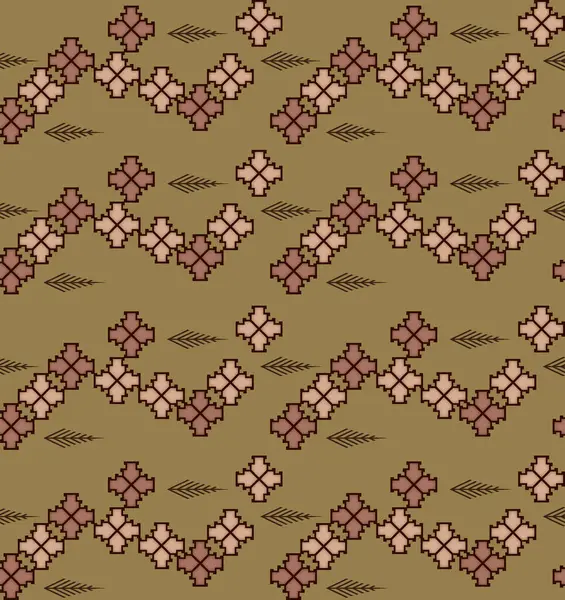 Soyut geometrik dikişsiz desen. Vektör illüstrasyonu