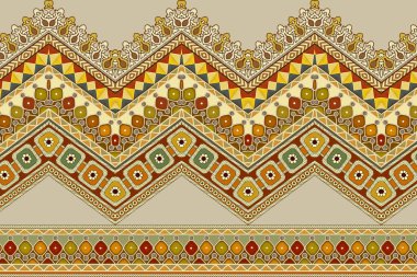 Zarif sınır tasarımı, kaliteli paisleyler ve motifler. Geleneksel Çiçek tarzı sınır sanatı. El yapımı resim, trend, doku, klasik el çizimi.
