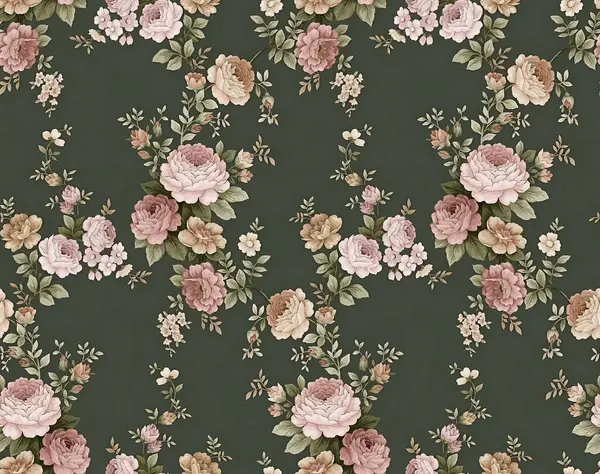 Tekstil çiçek desenli süsleme arkaplan, duvar kağıdı ve dijital kumaş baskı ve ekran baskısı için soyut 