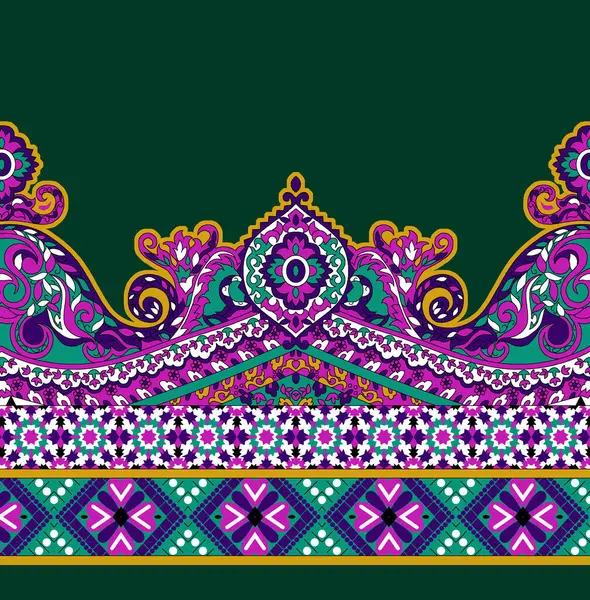 Tekstil kumaş baskısı için çizgili tekrarlanan sınır deseni soyut ve geometrik desen arka planı, duvar kağıdı, ekran ve dijital bez baskı  