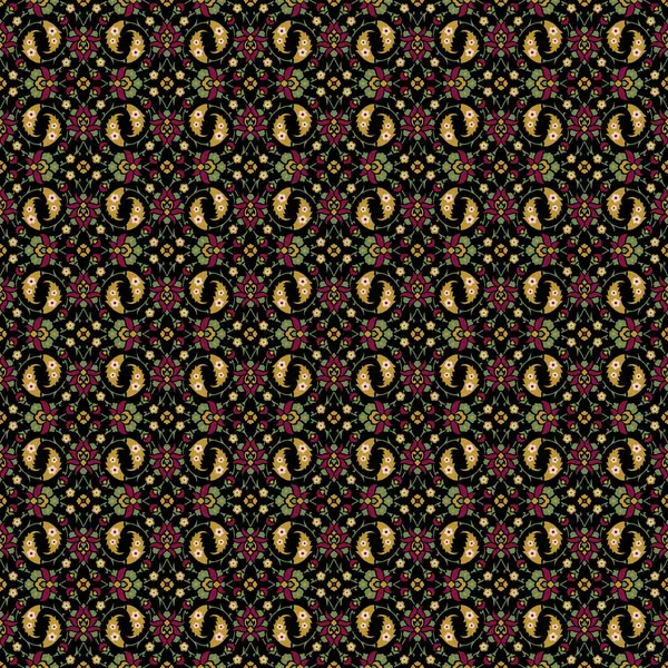 Tekstil tasarımı için arka plan dokusunun tekrarlanması. Süslü ve soyut çiçek deseni dijital ve ekran tekstili ve ayrıca duvar kağıdı yazdırma için  