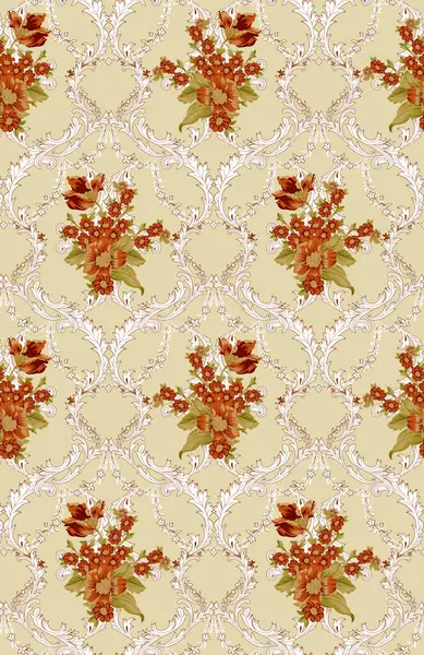 tekstil çiçek arkaplanı deseni 