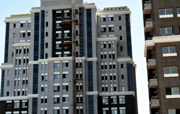 2022年6月26日 埃及开罗 开罗市中心尼罗河畔的新住宅开发公寓 房地产基础设施开发项目 有选择重点 — 图库照片