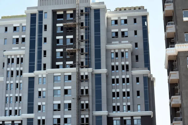2022年6月26日 埃及开罗 开罗市中心尼罗河畔的新住宅开发公寓 房地产基础设施开发项目 有选择重点 — 图库照片