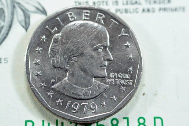 Susan B. Anthony Doları, 1979 tarihli 1 dolarlık gümüş dolar serisinde oy hakkı savunucusu Suzie Anthony, ABD 'nin eski tip banknot üzerindeki antika paraları yer almaktadır.