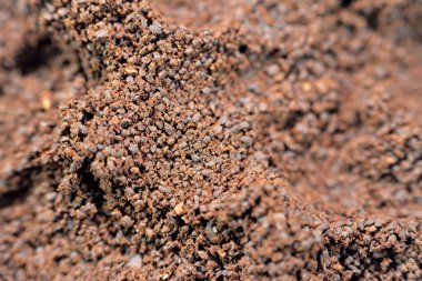 Kahve bitkisinin öğütülmüş kahvesi ve kahve kaynağı. Kırmızı ya da mor meyvenin içindeki çekirdektir. Genellikle kiraz ya da taş meyve olarak adlandırılır. Türk kahvesi, seçici odaklı.