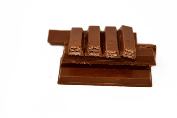 Káhira Egypt Listopad 2022 Kitkat Čokoládou Potažené Oplatky Cukroví Vytvořené — Stock fotografie