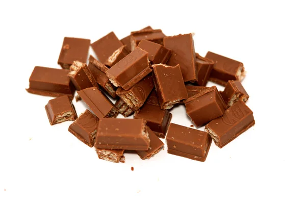 Cairo Egipto Noviembre 2022 Kitkat Una Barra Obleas Cubierta Chocolate — Foto de Stock