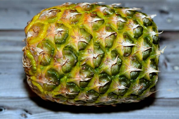 Piña Ananas Comosus Una Planta Tropical Con Fruto Comestible Familia — Foto de Stock