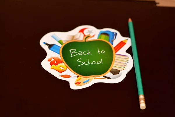Mesa Estudo Para Estudantes Volta Conceito Escola Aprendizagem Educação Crianças — Fotografia de Stock