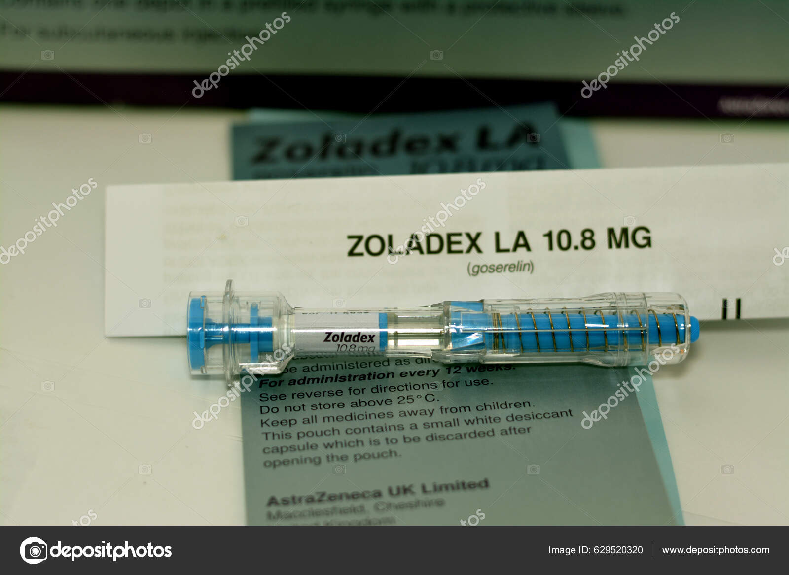 Cairo Egypt December 2022 Zoladex 8Mg Goserelin Acetate Implant Neoplastic Stock Editorial